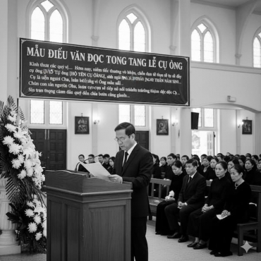 mau dieu van doc trong tang le cu ong